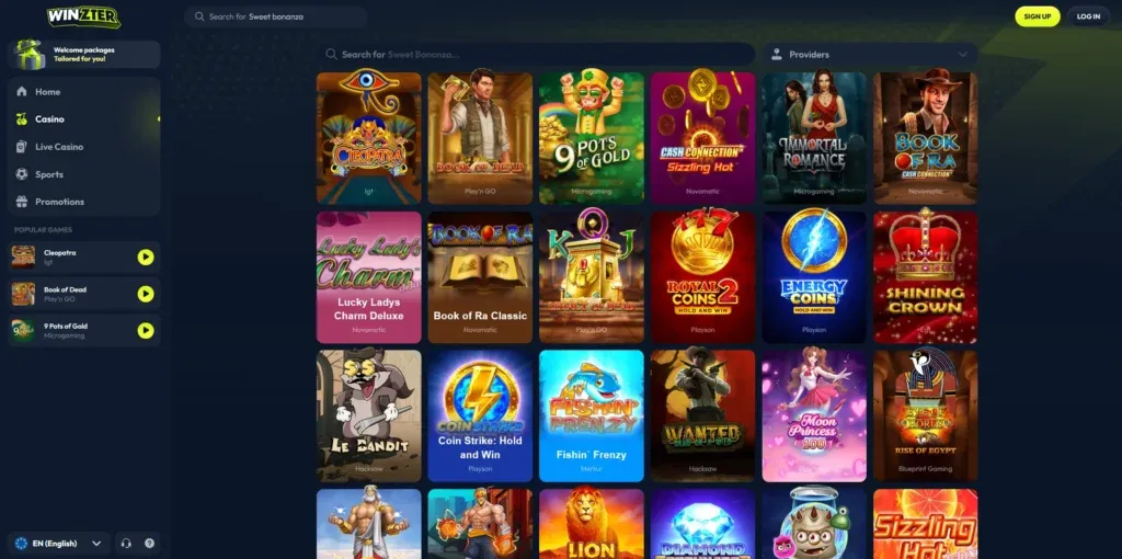 Winzter Casino UK image 3